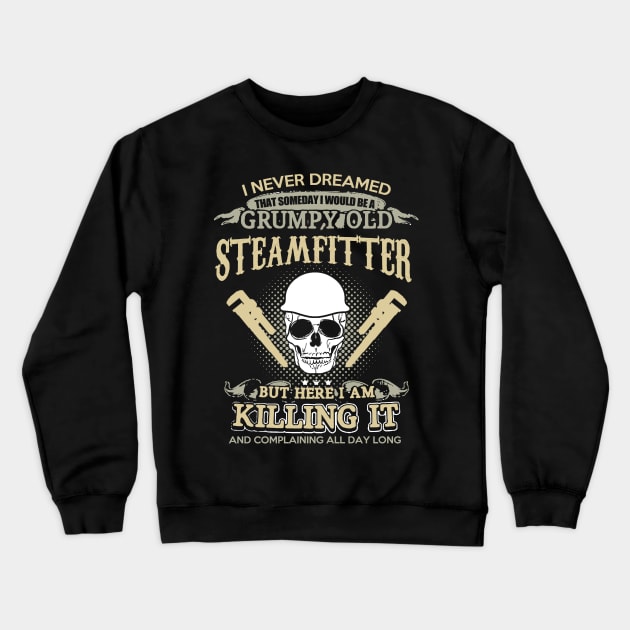 Steamfiltter Crewneck Sweatshirt by Dojaja